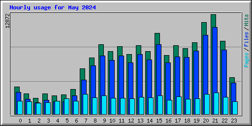 Hourly usage for May 2024